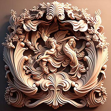 3D model rococo (STL)